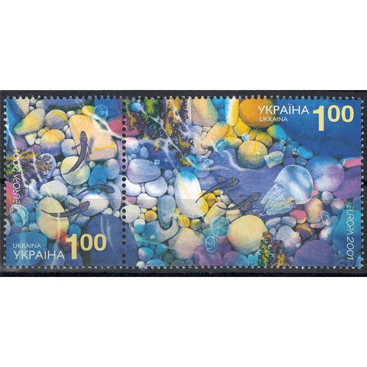 UCRAINA 2001 Europa 2v MNH**
