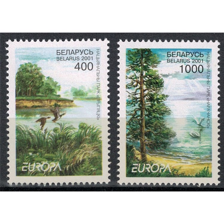 BIELORUSSIA 2001 Europa 2v MNH**