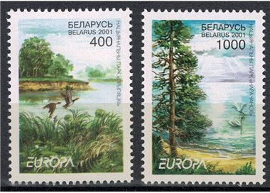 BIELORUSSIA 2001 Europa 2v MNH**