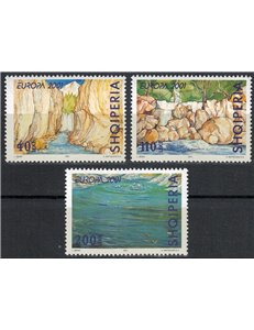 ALBANIA 2001 Europa 3v MNH**