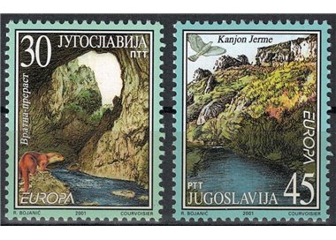 YUGOSLAVIA 2001 Europe 2v MNH**