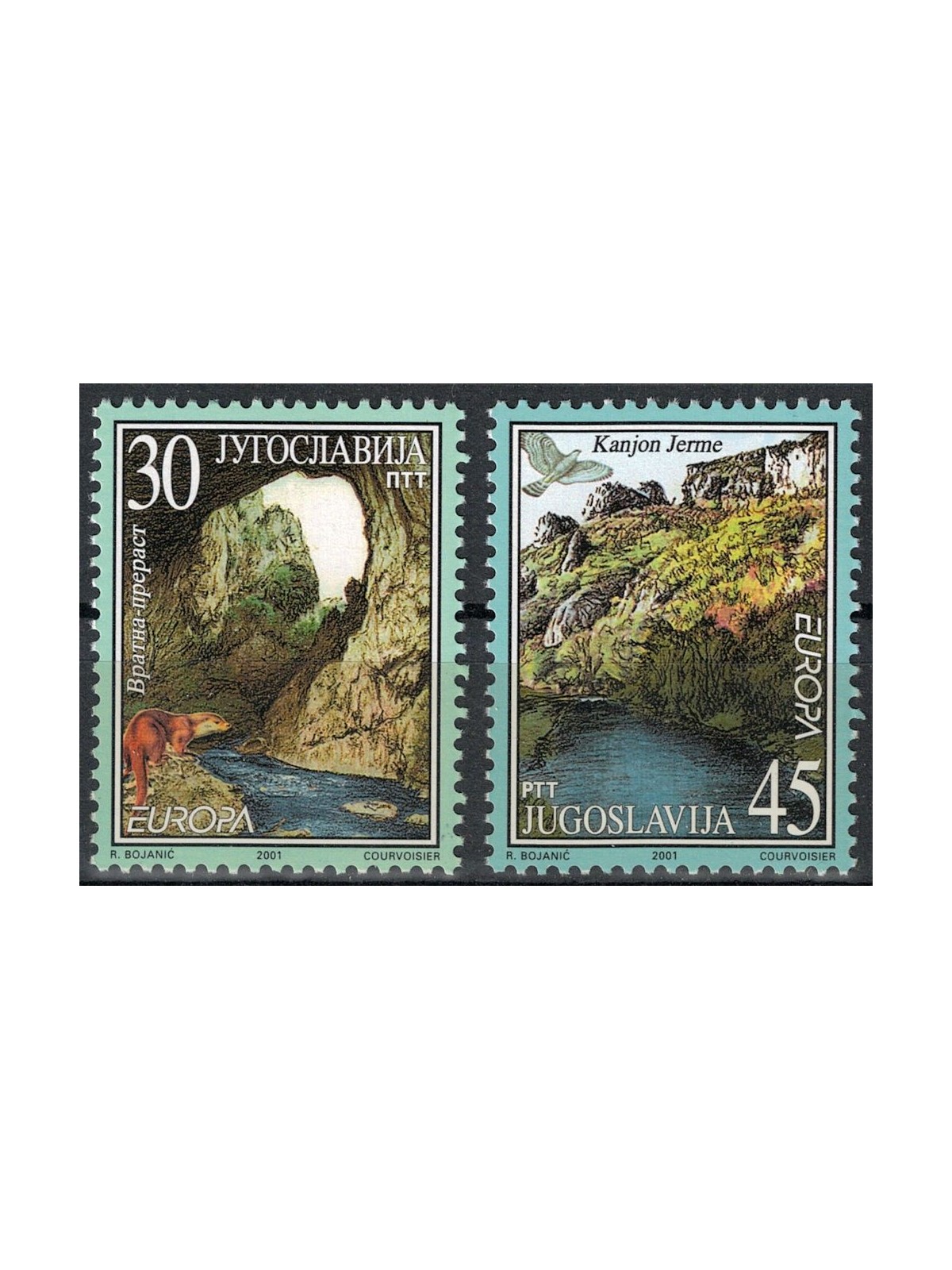 JUGOSLAVIA 2001 Europa 2v MNH**