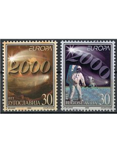 JUGOSLAVIA 2000 Europa 2v MNH**