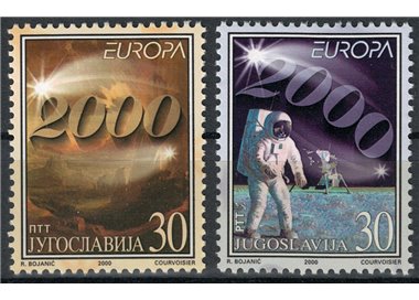 JUGOSLAVIA 2000 Europa 2v MNH**