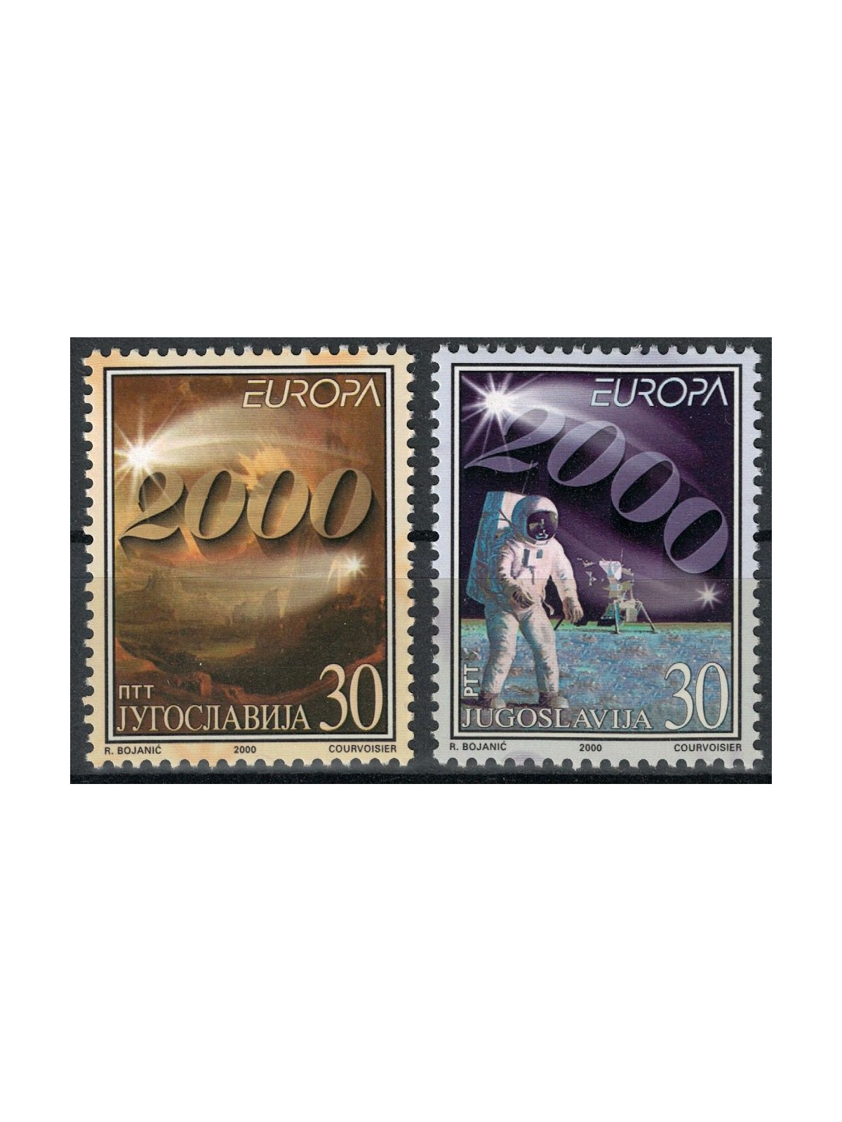 YUGOSLAVIA 2000 Europe 2v MNH**