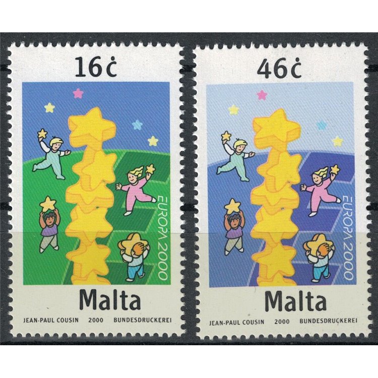 MALTA 2000 Europa 2v MNH**