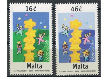 MALTA 2000 Europa 2v MNH**