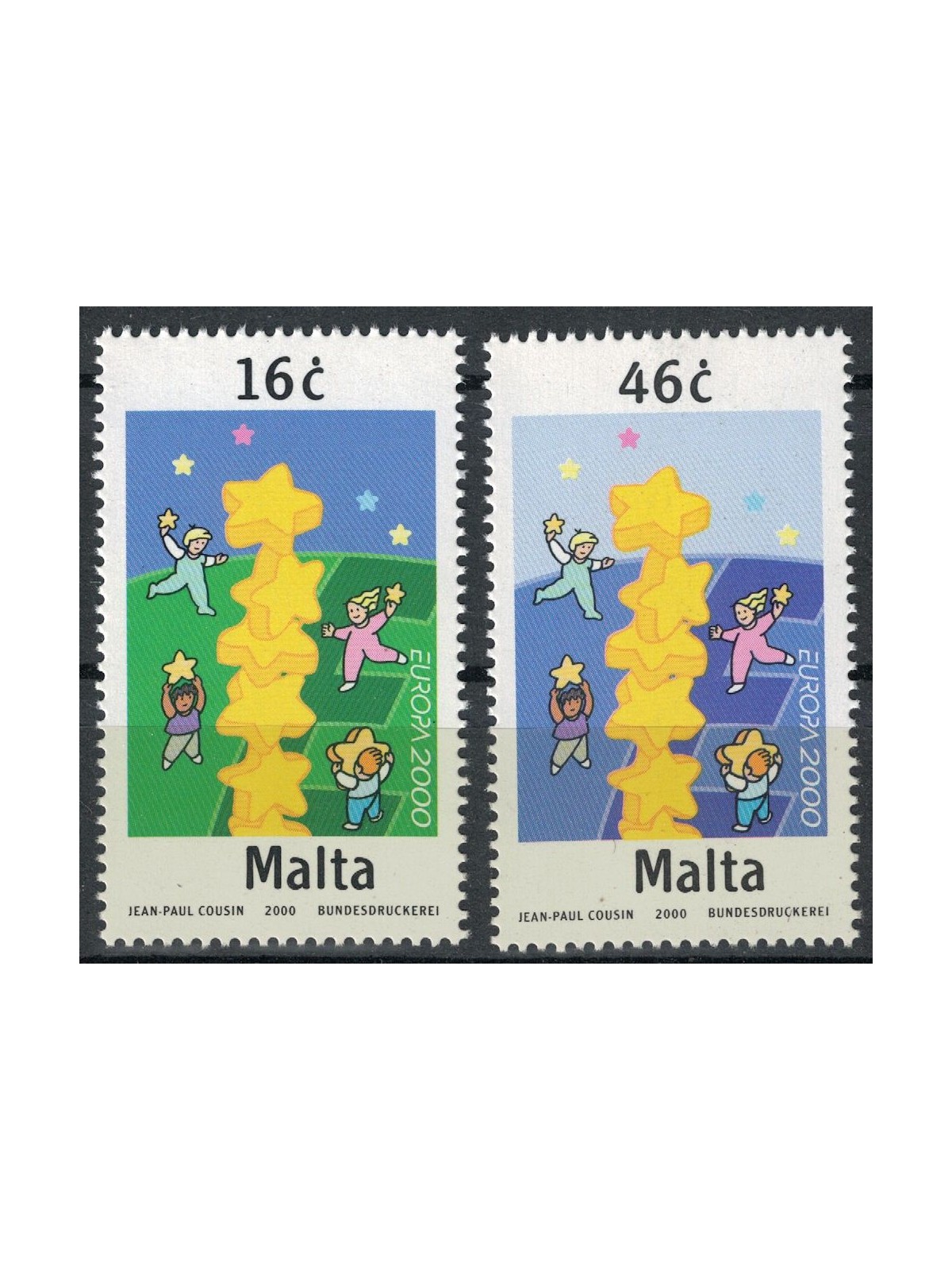 MALTA 2000 Europa 2v MNH**
