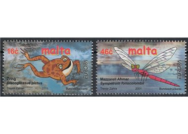 MALTA 2001 Europa 2v MNH**