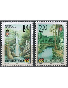 BOSNIA SERBA 2001 Europe 2v MNH**