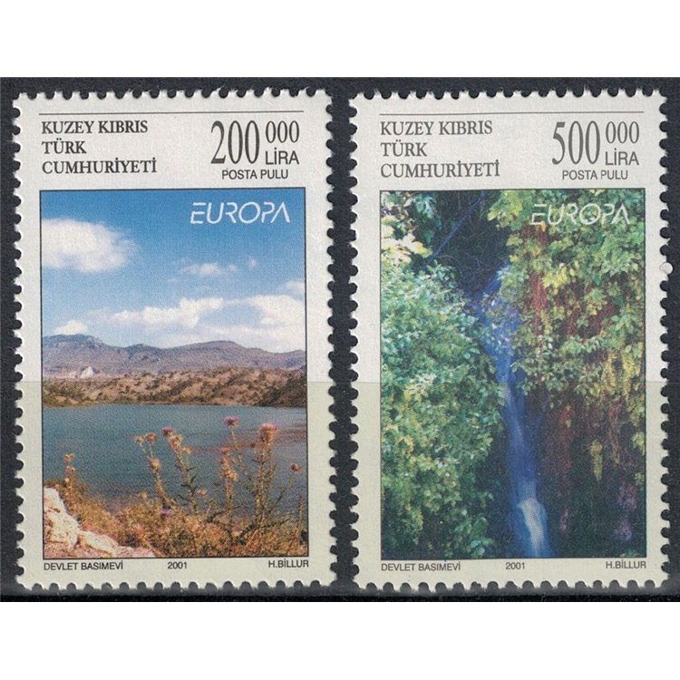 NORTHERN CYPRUS 2001 Europe 2v MNH**