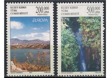 CIPRO DEL NORD 2001 Europa 2v MNH**
