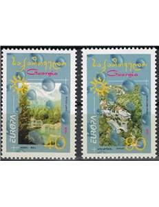 GEORGIA 2001 Europe 2v MNH**