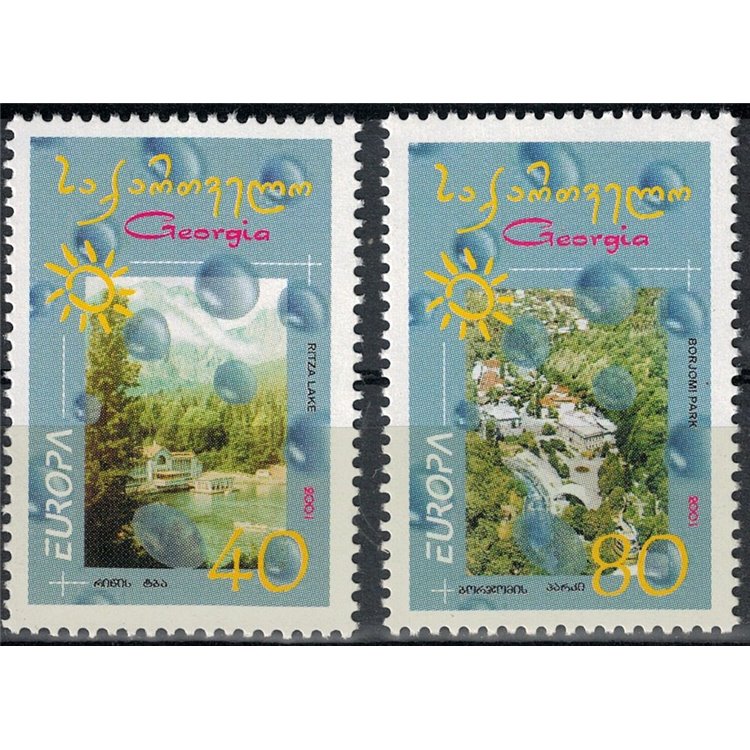 GEORGIA 2001 Europa 2v MNH**