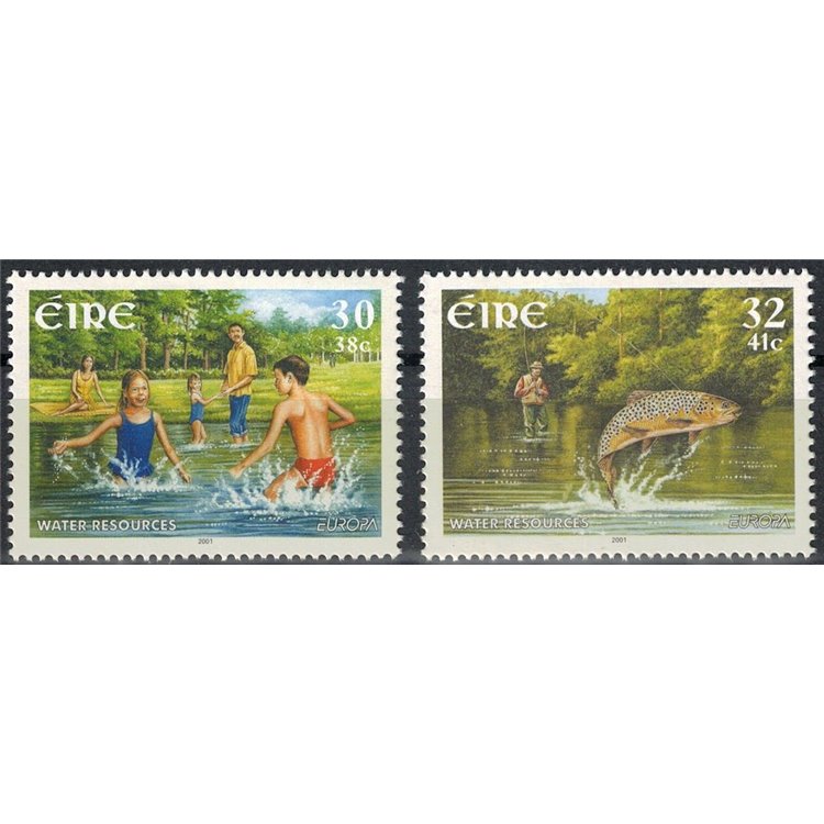 IRELAND 2001 Europe 2v MNH**