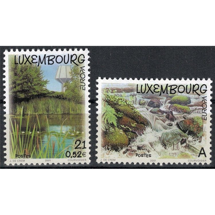 LUXEMBOURG 2001 Europe 2v MNH**