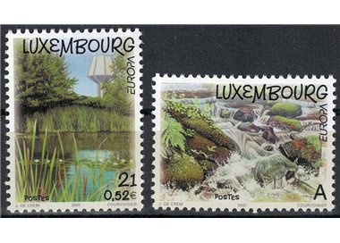 LUSSEMBURGO 2001 Europa 2v MNH**