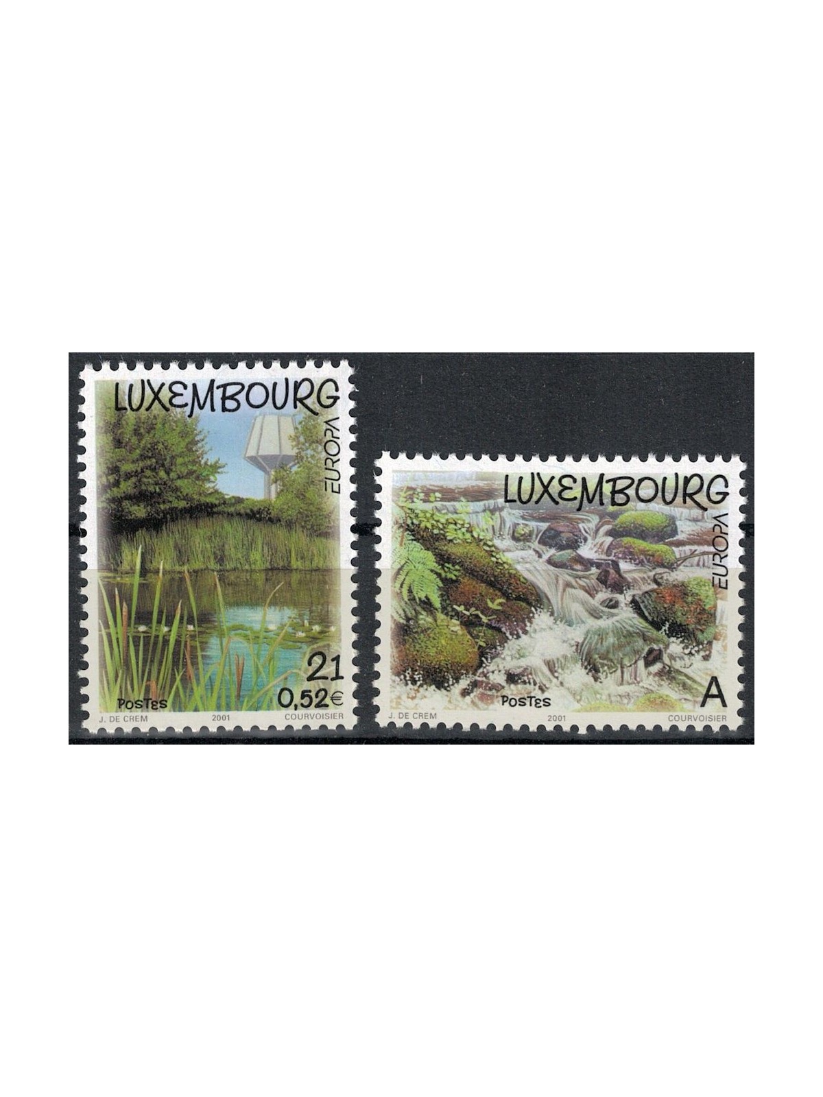 LUXEMBOURG 2001 Europe 2v MNH**