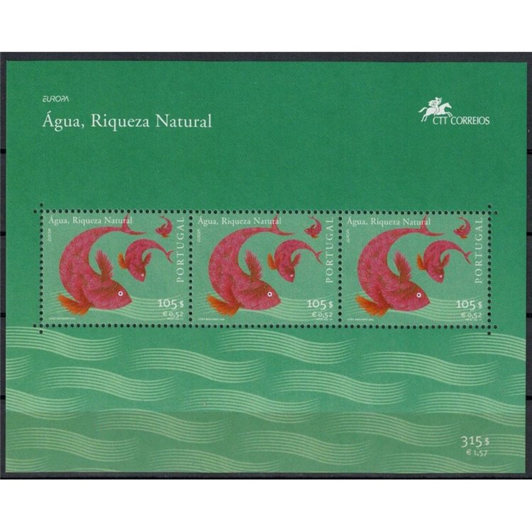 PORTOGALLO 2001 Europa BF MNH**