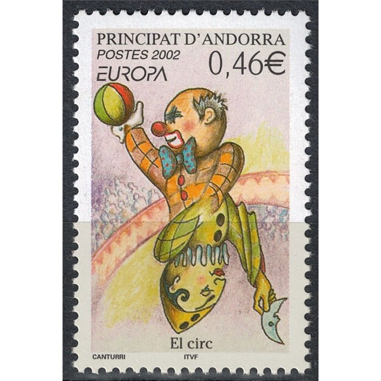 ANDORRA FRANCESE 2002 Europa MNH**