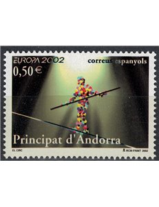 SPANISH ANDORRA 2002 Europe MNH**