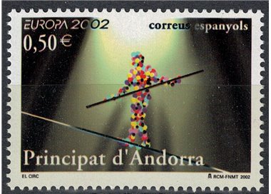 SPANISH ANDORRA 2002 Europe MNH**