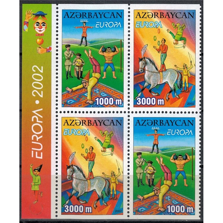 AZERBAIJAN 2002 Europa (da LB) 4v MNH**