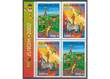 AZERBAIJAN 2002 Europe (from booklet) 4v MNH**