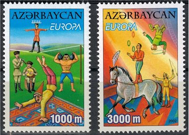 AZERBAIJAN 2002 Europe 2v MNH**