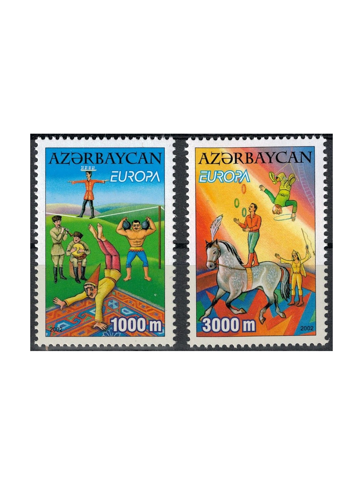 AZERBAIJAN 2002 Europe 2v MNH**