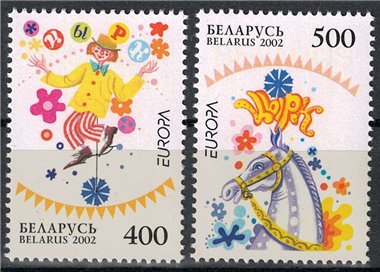 BIELORUSSIA 2002 Europa 2v MNH**