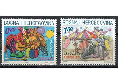 CROATIAN BOSNIA 2002 Europe 2v MNH**