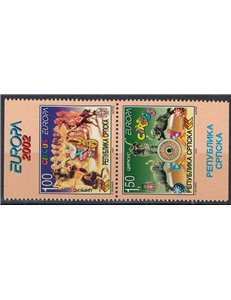 BOSNIA SERBA 2002 Europa (da LB) 2v MNH**