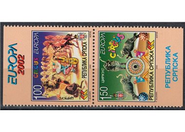 BOSNIA SERBA 2002 Europe (from booklet) 2v MNH**