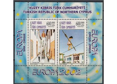 NORTHERN CYPRUS 2002 Europe s/s MNH**