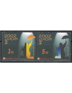 CROATIA 2002 Europe 2v MNH**