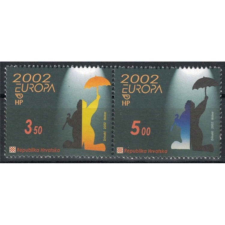 CROATIA 2002 Europe 2v MNH**