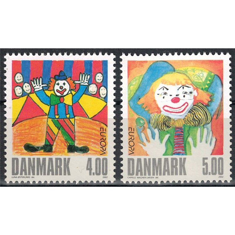 DANIMARCA 2002 Europa 2v MNH**