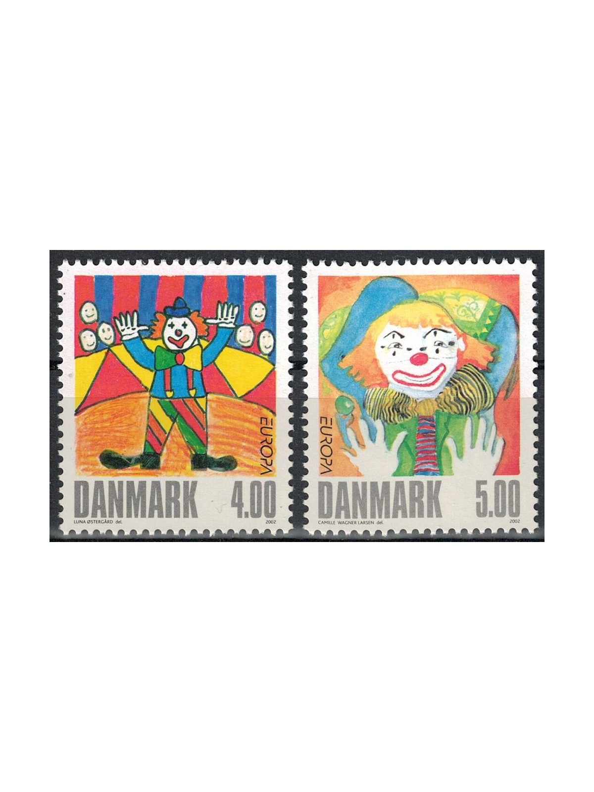 DANIMARCA 2002 Europa 2v MNH**