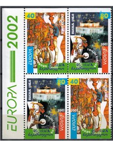 GEORGIA 2002 Europa (da LB) 4v MNH**