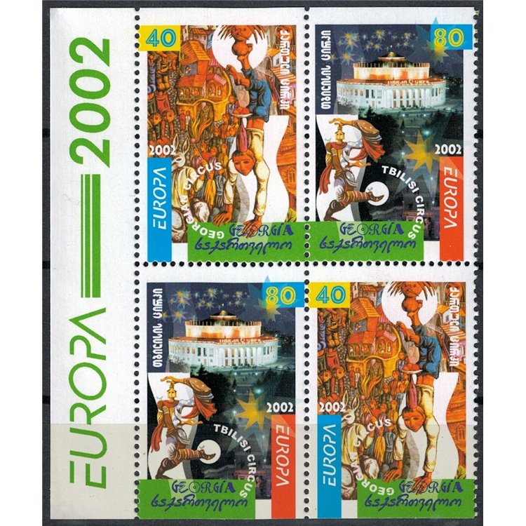 GEORGIA 2002 Europa (da LB) 4v MNH**