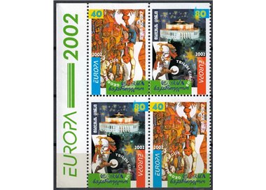 GEORGIA 2002 Europe (from booklet) 4v MNH**