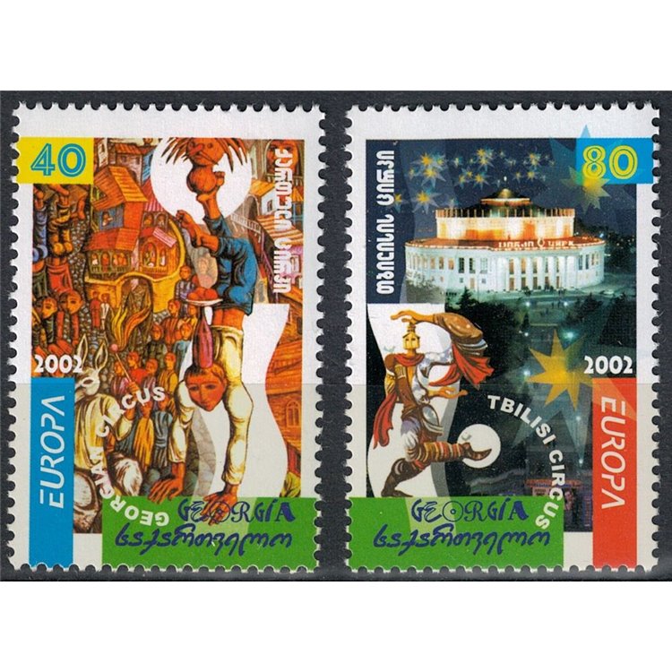 GEORGIA 2002 Europa 2v MNH**