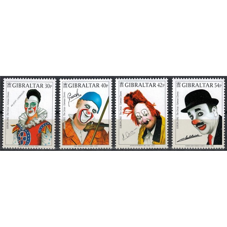 GIBILTERRA 2002 Europa 4v MNH**