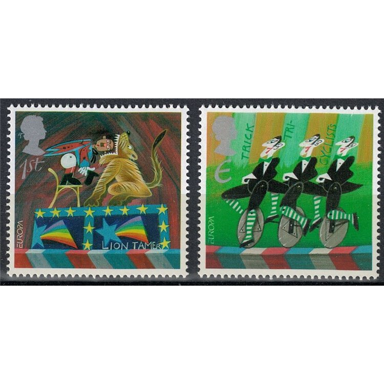 GREAT BRITAIN 2002 Europe 2v MNH**