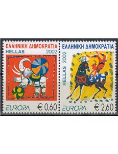 GRECIA 2002 Europa 2v MNH**