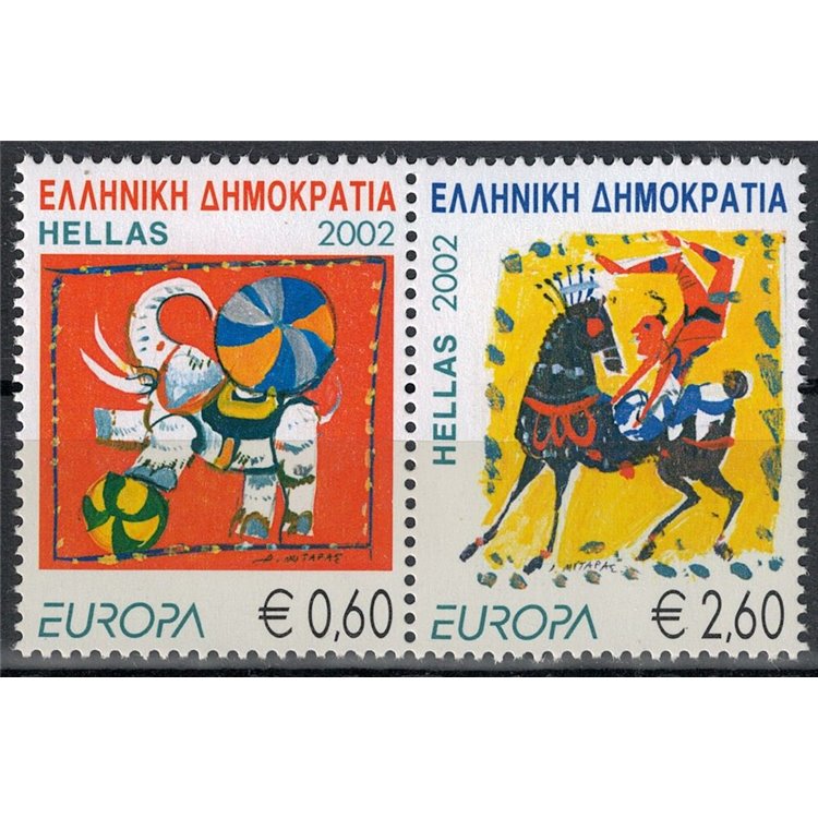 GRECIA 2002 Europa 2v MNH**