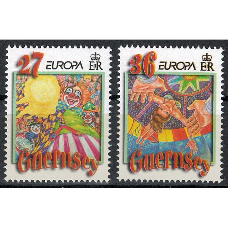 GUERNSEY 2002 Europa 2v MNH**
