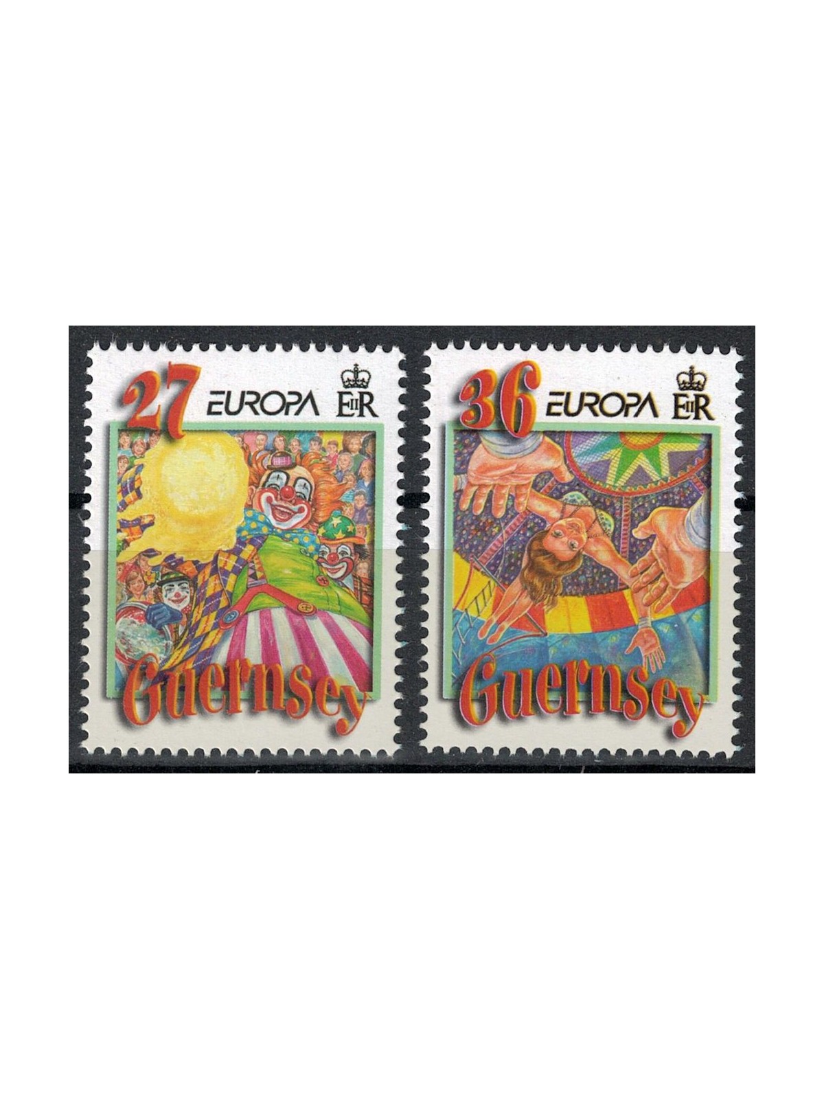 GUERNSEY 2002 Europa 2v MNH**