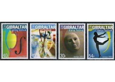 GIBILTERRA 2003 Europa 4v MNH**